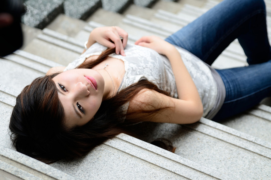觅心女王橙月儿性感火辣人体模特艺术照